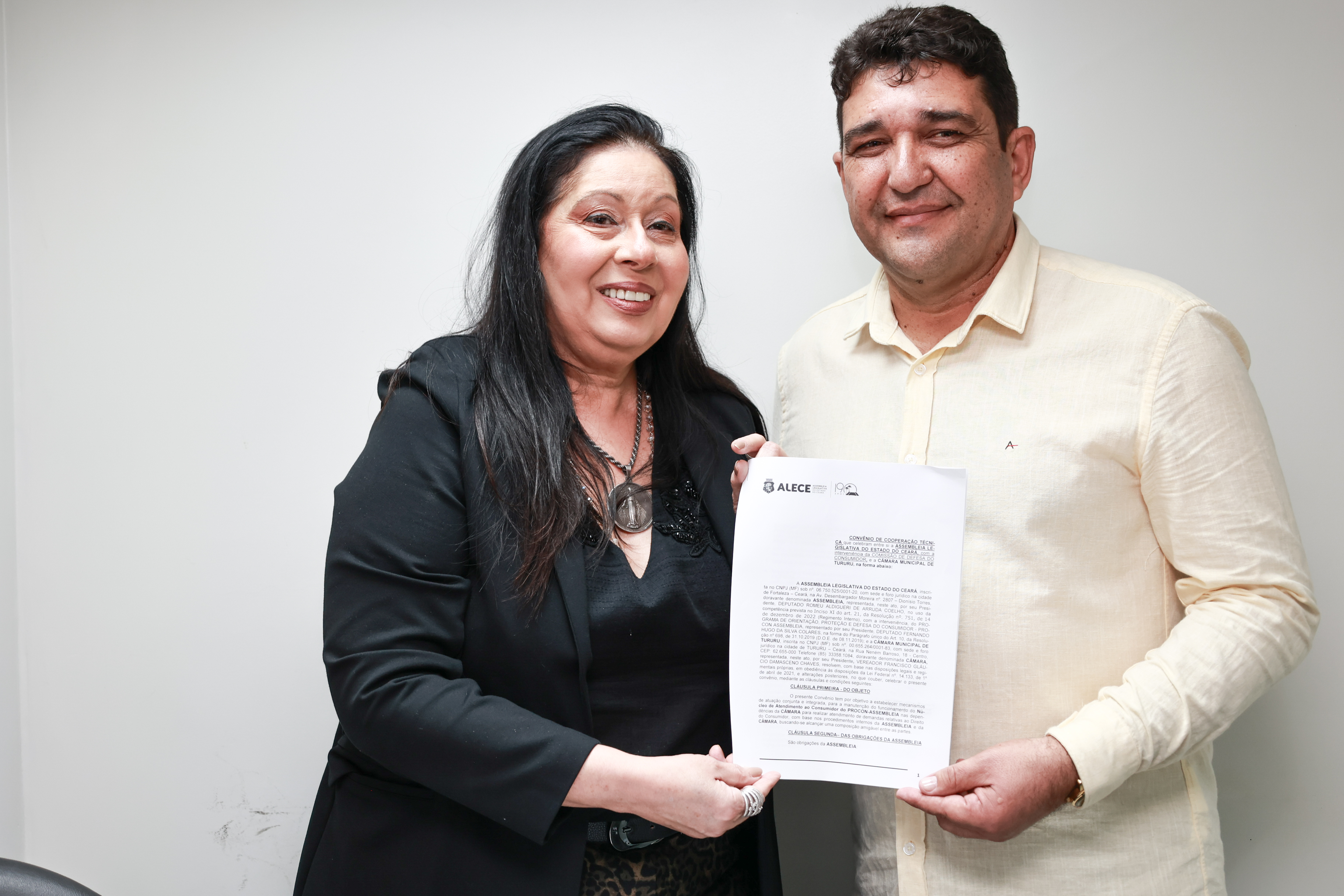 Procon Alece formaliza convênio de cooperação técnica com a Câmara Municipal de Tururu